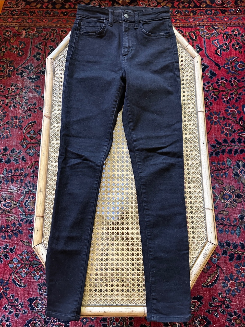 Joe's Jeans Black Slim High-Rise Jeans